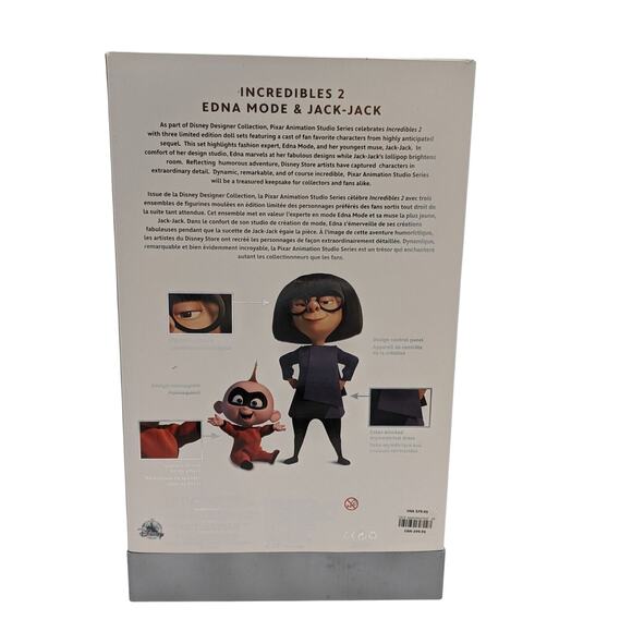 Edna Mode and Jack Jack Doll Set - Disney Designer Collection The Incredibles - Picture 7 of 10